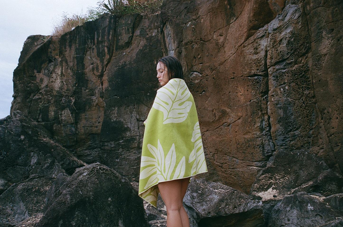 Green Lau ʻUlu Towel (Online Exclusive)
