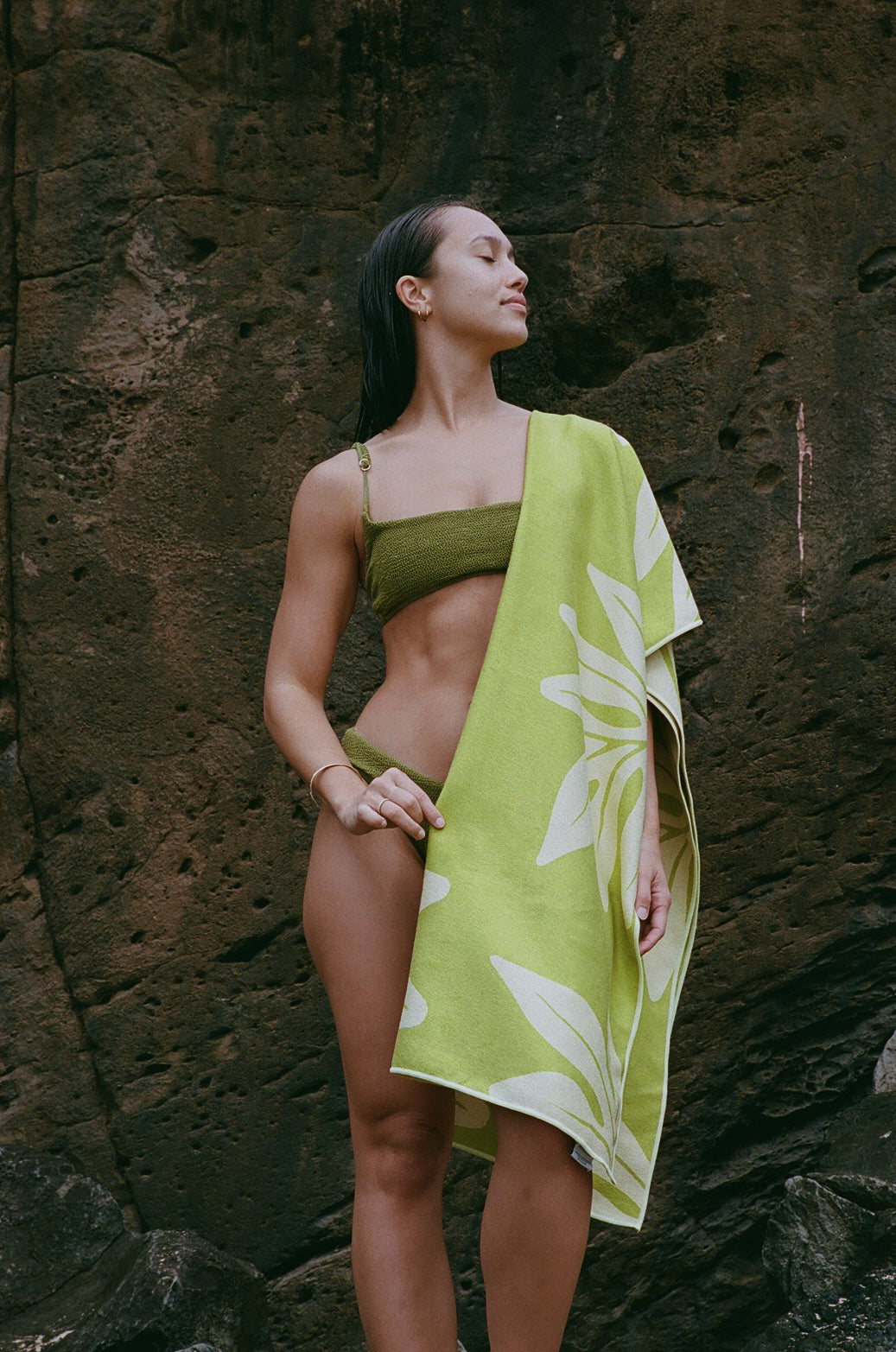 Green Lau ʻUlu Towel (Online Exclusive)