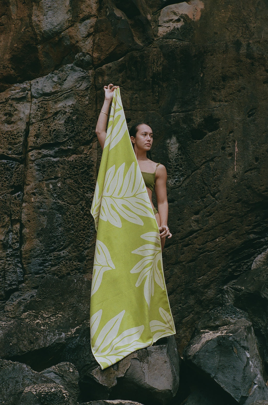 Green Lau ʻUlu Towel (Online Exclusive)
