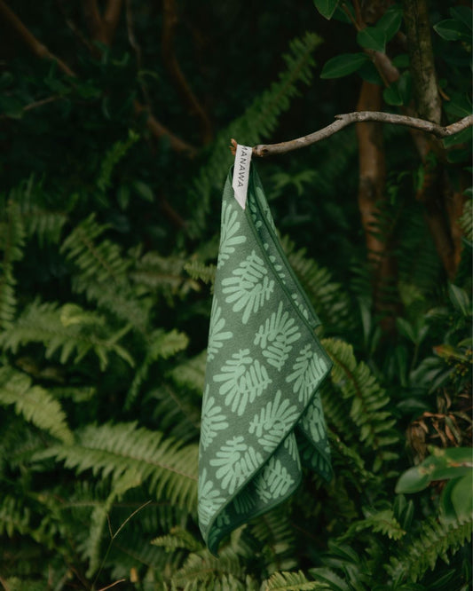 Green Kupukupu Mini Towel